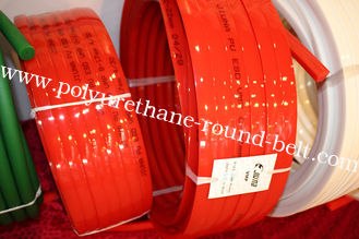 Red 90A  Polyurethane V Belt Transmission belt Ceramic industrial