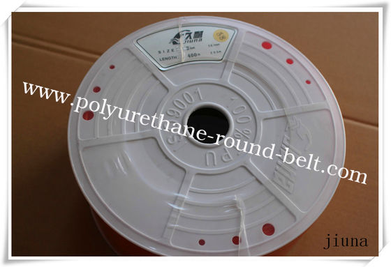 Polyurethane Round Belt 2mm-20mm High Abrasion Resistance Shore A 85